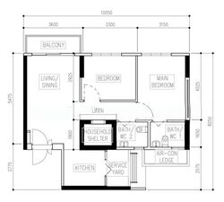 Blk 118A Alkaff Lakeview (Toa Payoh), HDB 3 Rooms #520648791